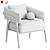 Stylish Altra Armchair: PotteryBarn Classic 3D model small image 7