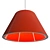 Cone Pendant Light Fixture: Dimensions 760x400x440 3D model small image 1