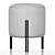 Modern Melange Foot Stool Home 3D model small image 7