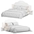 Florencia Bed Frame, Corona Render 3D model small image 3