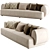 Sicis Botero 3 Seater Sofa 3D model small image 2