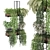 Metal Box Hanging Plants Set 3D model small image 1