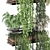 Metal Box Hanging Plants Set 3D model small image 2