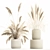 Beautiful White Pampas Grass Collection 3D model small image 1