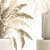 Beautiful White Pampas Grass Collection 3D model small image 4