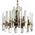 Glamourous Donnington Round Chandelier 3D model small image 1