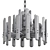 Glamourous Donnington Round Chandelier 3D model small image 3