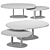 LXT Leolux LX Truly Truly Side Table Set 3D model small image 3