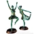 Elegant Dance Sculpture Art Display 3D model small image 4