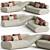 Modern Landscape Sofa 3D Model 3D model small image 1