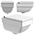 Duravit Vero Air Toilet 3D model small image 1