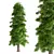 Woodland Pine Tree Figurine 196cm 3D model small image 1