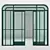 Modern Aluminium Door Model 351 3D model small image 1