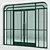 Modern Aluminium Door Model 351 3D model small image 2