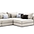 Luxury Blanche Soho Sofa 2017 3D model small image 3