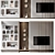Modern TV Wall Shelf 0651 3D model small image 1