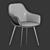 Elegant La Forma Aminy Chair 3D model small image 4