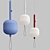 Elegant MOTUS Suspension Lamp 3D model small image 2