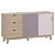 Modern Buffet Lund Unit 3D model small image 1