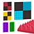 Acoustic Panels Kit - 6 Colors 3D model small image 1