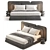 Hadrian Bed 3dsMax Vray Corona 3D model small image 5