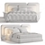 Hadrian Bed 3dsMax Vray Corona 3D model small image 7