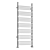 Elegant Steel Towel Warmer Rails 3D model small image 2