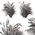 Set of Two Tall Grasses 3D model small image 4