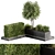 Outdoor Plant Box Garden - 540 3D model small image 1