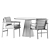 Modern Dining Set: DIX Table & AYANA Chair 3D model small image 4