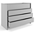 Sleek Casper Drawer Set / 3D Max / Molteni 3D model small image 3