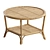 Eco-Friendly Bamboo Side Table 3D model small image 1