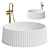 ARABESCATO Freestanding Marble Bath 3D model small image 1