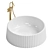 ARABESCATO Freestanding Marble Bath 3D model small image 2