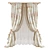 Modern Curtain Set, High Quality 3D model small image 1