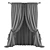 Modern Curtain Set, High Quality 3D model small image 2