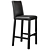 Elegant Bergmund Bar Stool 3D model small image 4