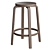 Sleek Modern Artek Bar Stool 3D model small image 1