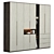 3-Door Open Wardrobe Set 3D model small image 2