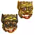 Balinese Barong Mask Headpiece 3D model small image 1