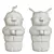 Joyful Children Décor Figurine 3D model small image 3