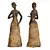 African Lady Statue Sculpture 3D model small image 1