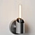 Modern Opal Glass Vanity Sconce 3D model small image 1