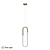 Kanto Gold LED Pendant Light 3D model small image 1