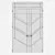 Modern Aluminum Door Render Corona 3D model small image 4