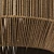 Modern Wicker Lamp Fixture 3D model small image 2