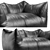 Modern Italian LE BAMBOLE Sofa 3D model small image 6