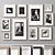 Versatile Picture Frames Set Kit 3D model small image 1