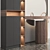 Modern Bathroom Furniture Set 04 3D model small image 3