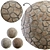 Designer Stone Wall Textures Pack 3D model small image 1